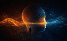 Abstract image representing the illusion of connection and the loss of deep listening in music