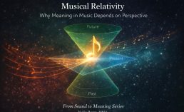 musical meaning illustrated through time past present future in music