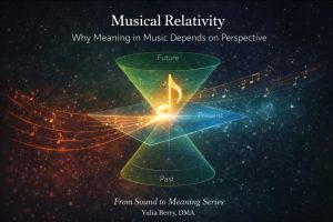 musical meaning illustrated through time past present future in music